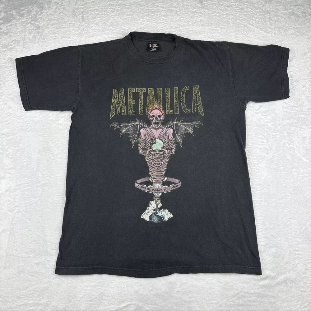 MENS LARGE VINTAGE METALLICA